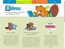 Tablet Screenshot of bebras.org